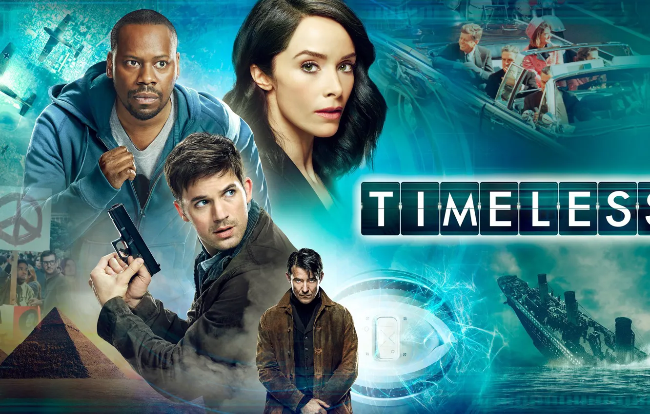 Photo wallpaper the series, actors, Timeless, Movies, events, Out of time