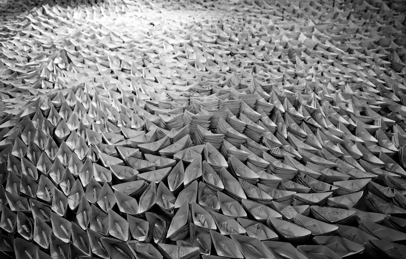 Photo wallpaper paper, background, boat