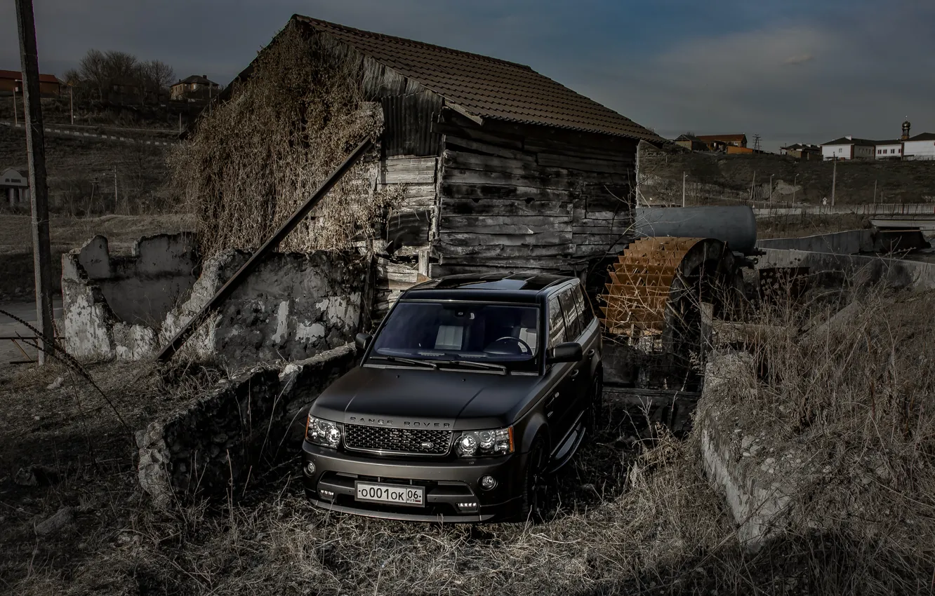 Photo wallpaper Land Rover, Range Rover Sport, land Rover, Range rover, range Rover, Ingushetia, Ingushetia, high