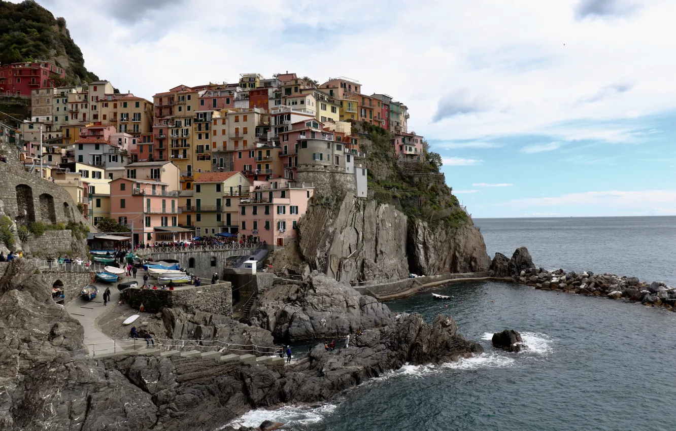 Photo wallpaper Italy, Manarola, Cinque Terre