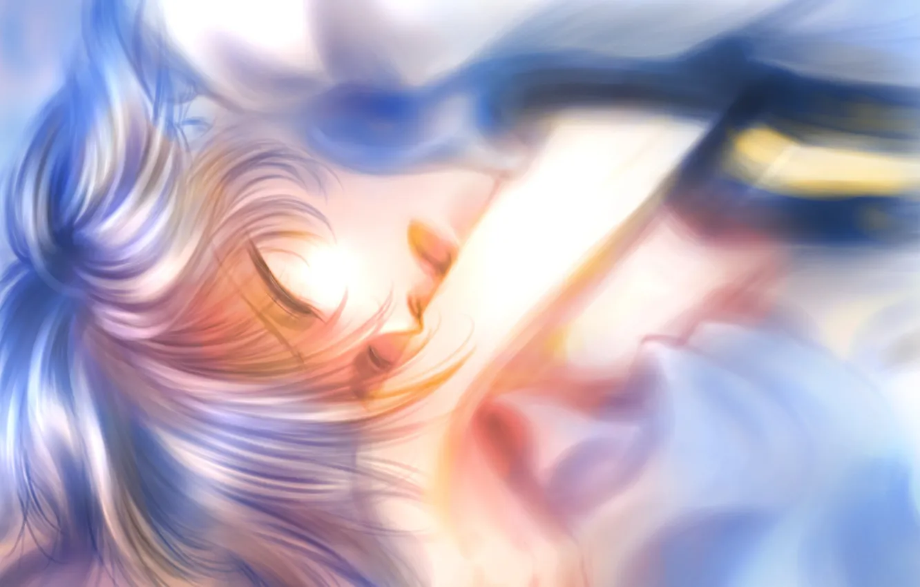 Photo wallpaper music, anime, Vocaloid, kaito
