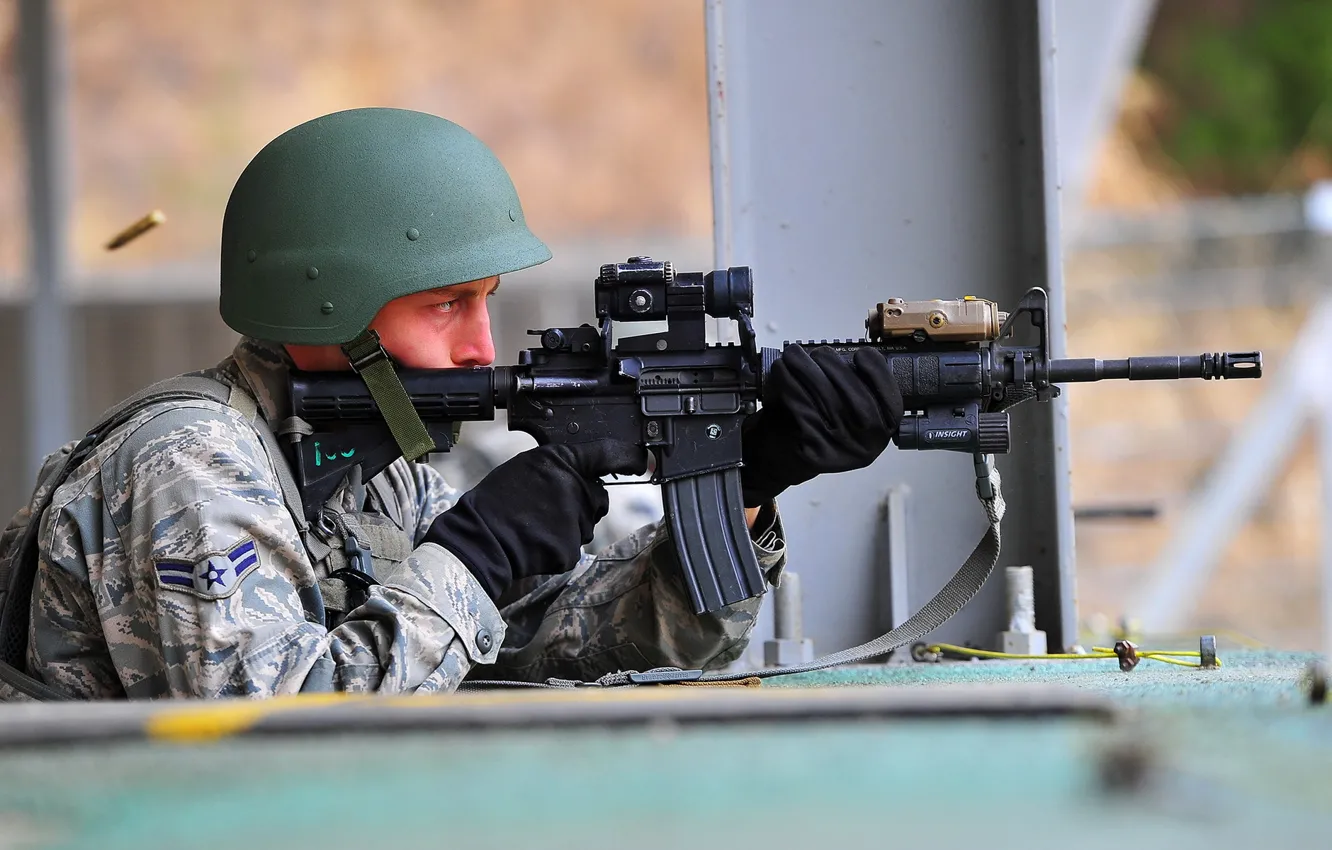 Photo wallpaper weapons, army, soldiers