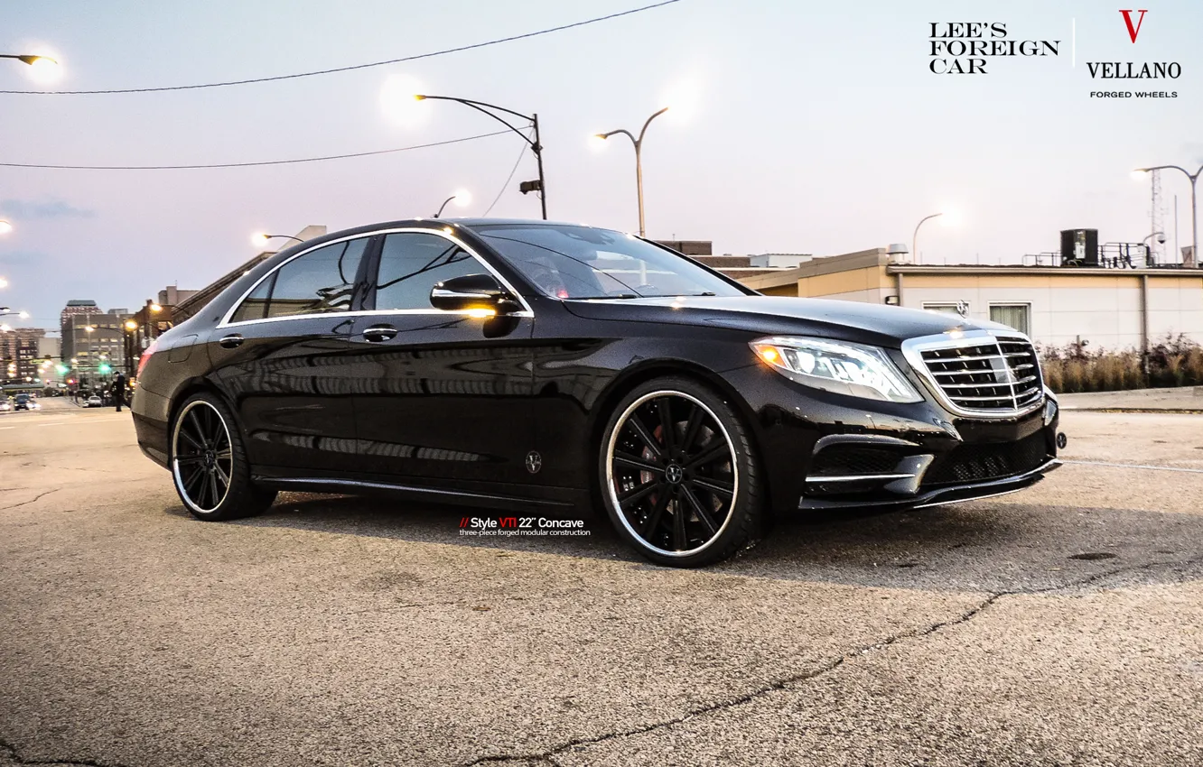 Photo wallpaper Mercedes, Benz, 2014, S 550
