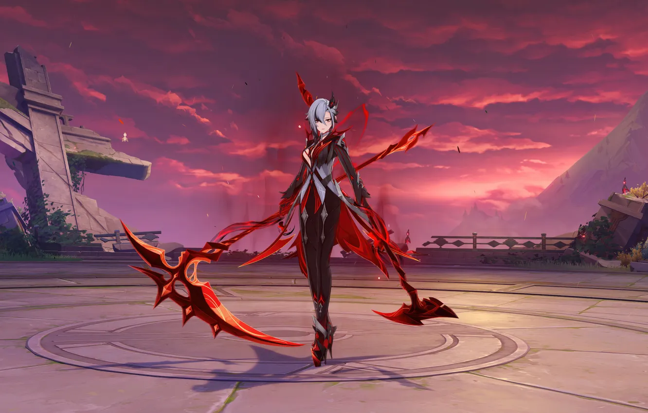 Photo wallpaper impact, PlayStation, Genshin