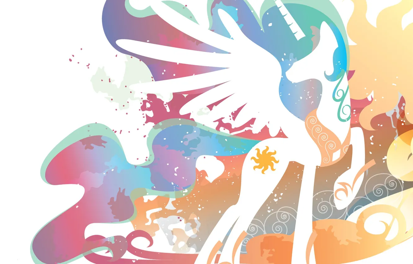 Photo wallpaper wings, Princess, My Little Pony, Celestia