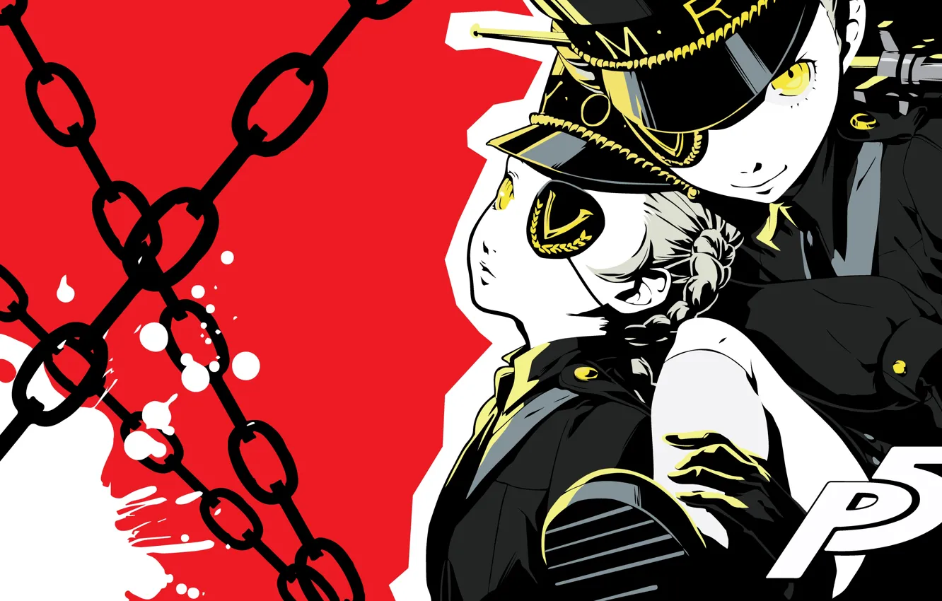 Photo wallpaper boy, chain, Person 5, Persona 5