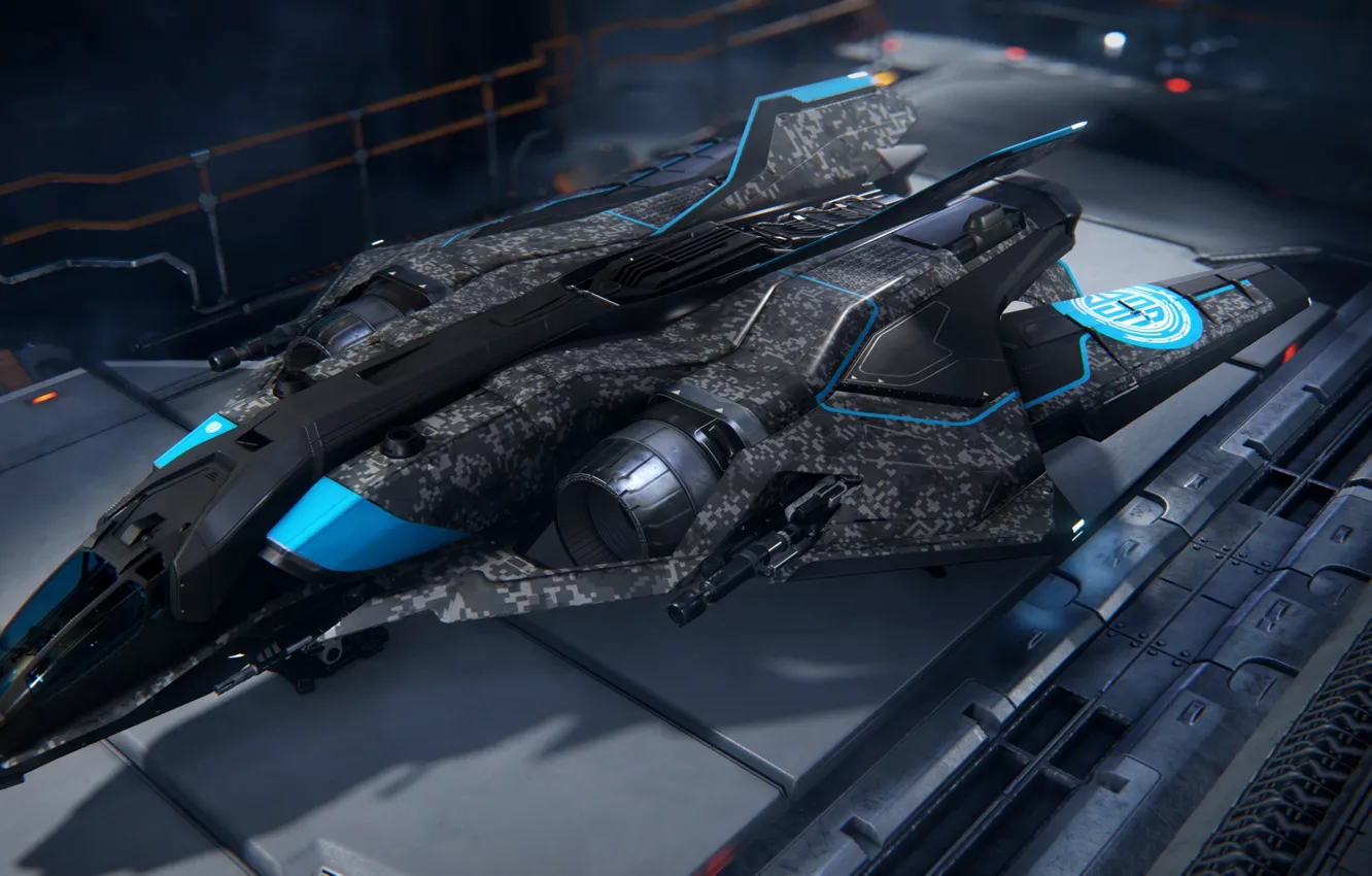 Photo wallpaper starship, Sabre, Star Citizen