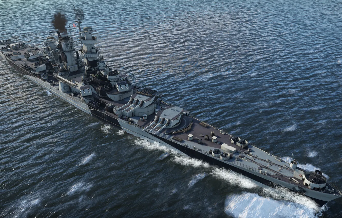 Photo wallpaper USA, Heavy Cruiser, Cruiser Alaska