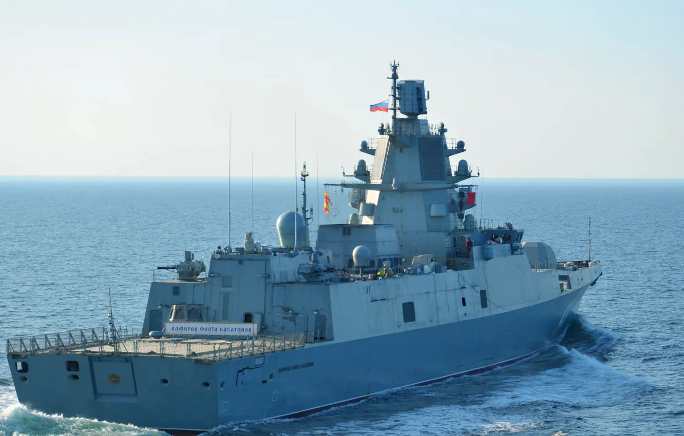 Photo wallpaper frigate, test, Baltika, Admiral Kasatonov