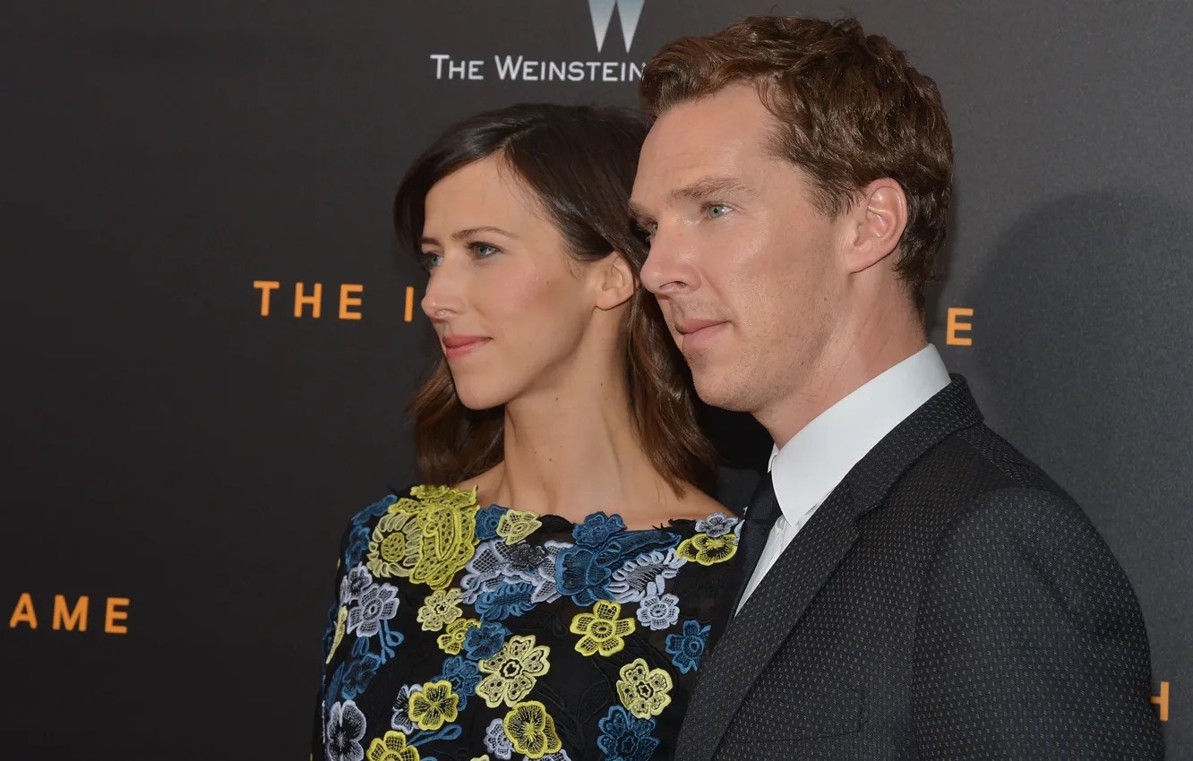 Photo wallpaper profile, Benedict Cumberbatch, Benedict Cumberbatch, wife, Sophie Hunter