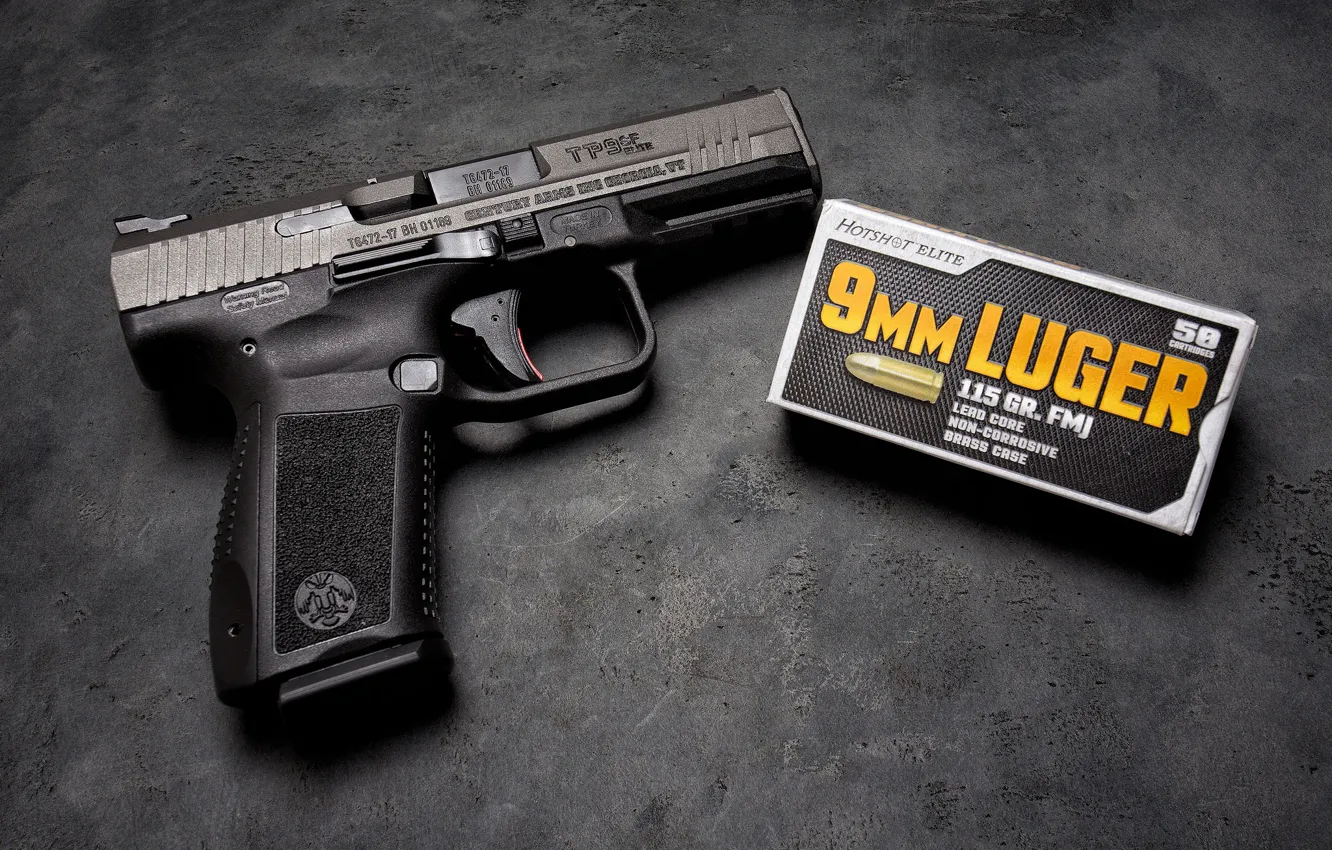 Photo wallpaper gun, self-loading, CANIK TP9