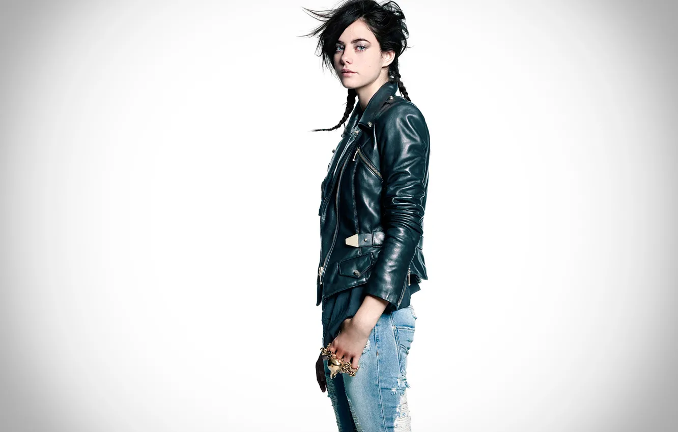 Photo wallpaper jeans, photoshoot, Kaya Scodelario, It