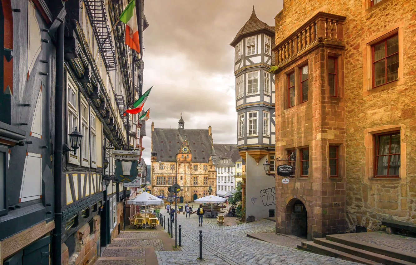 Photo wallpaper Germany, Hessen, Marburg