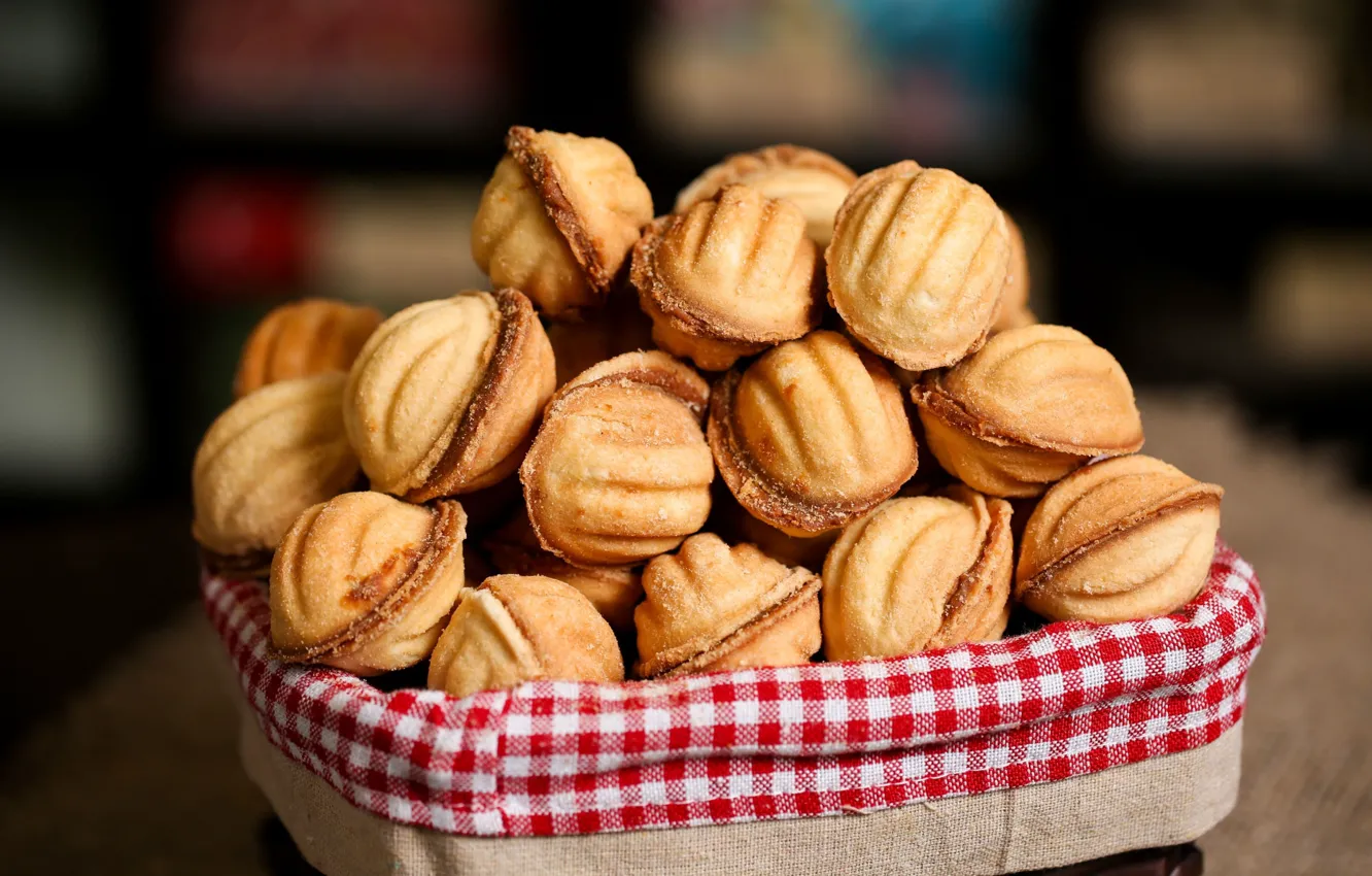 Photo wallpaper sweets, cakes, nuts