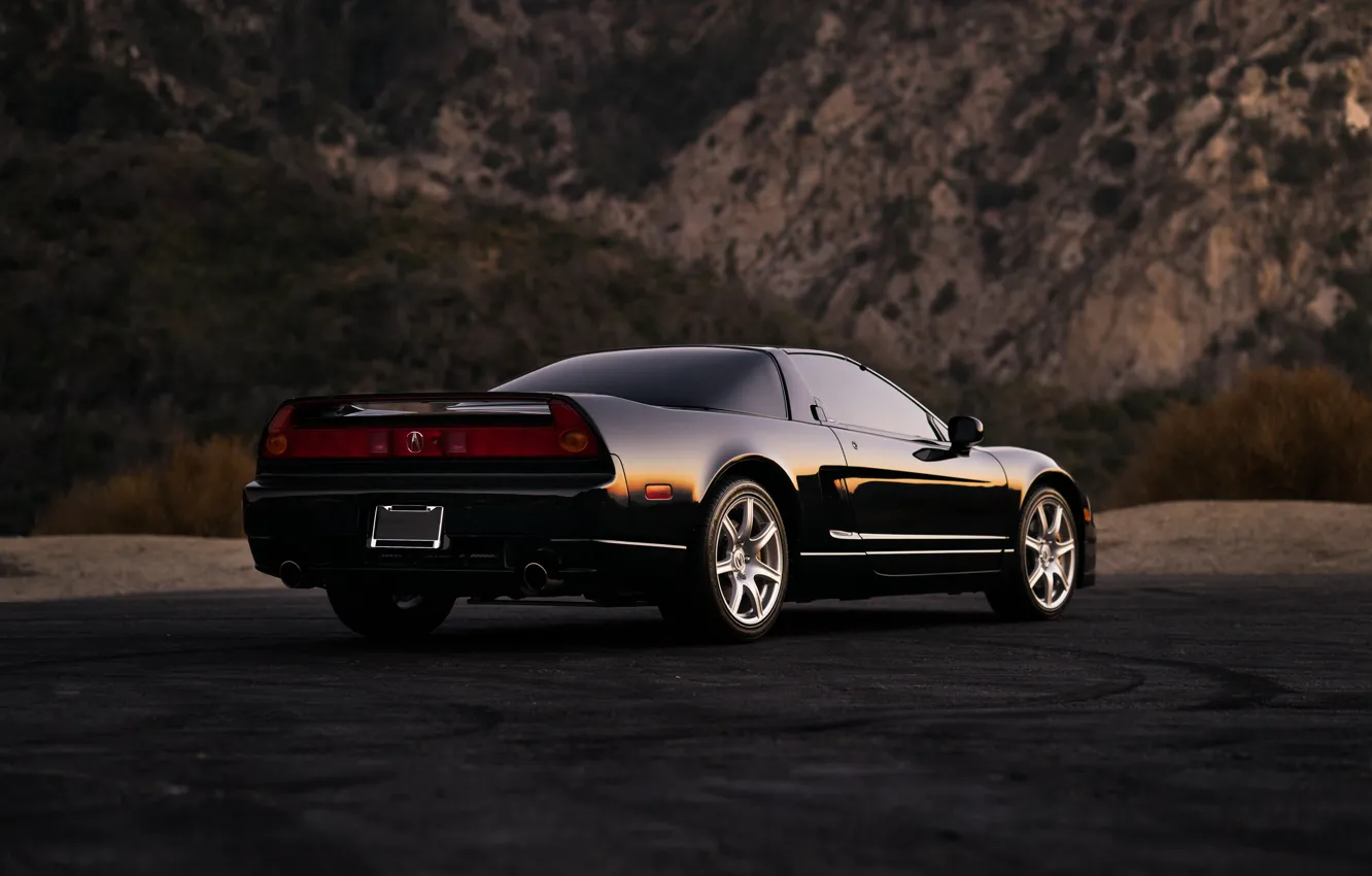 Photo wallpaper Acura, NSX, rear view, Acura NSX-T