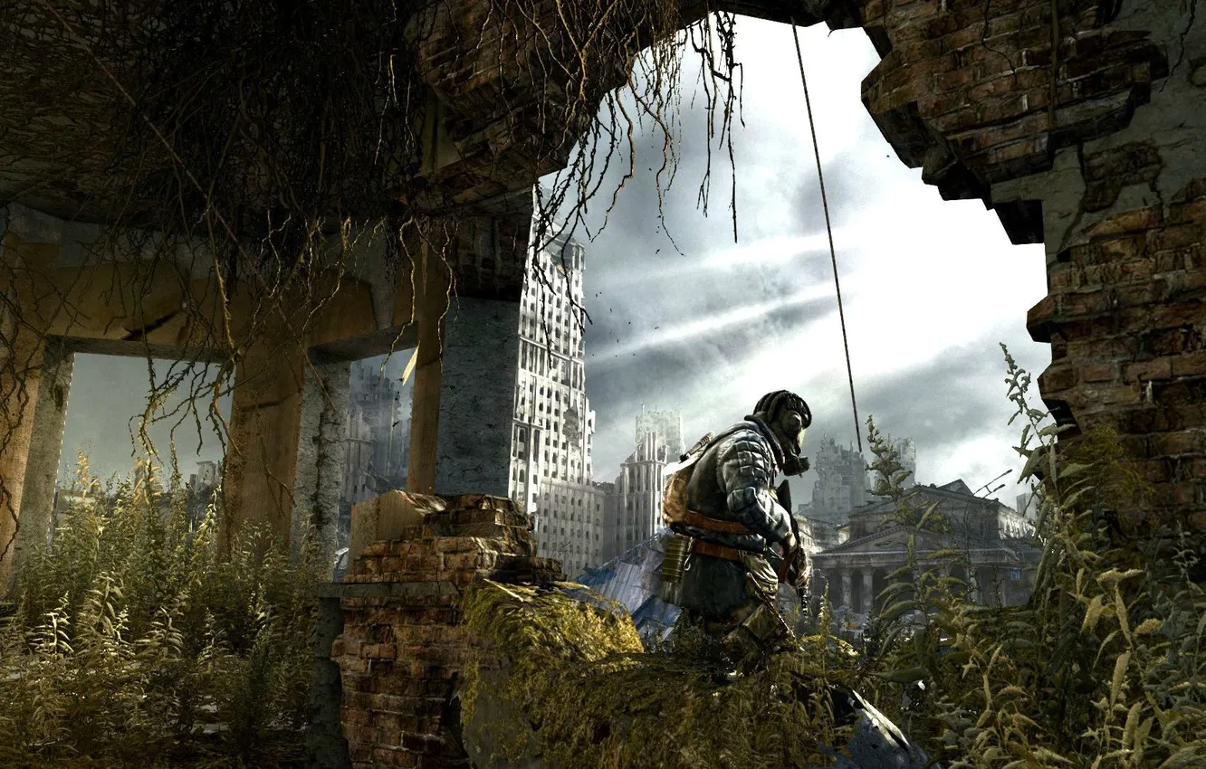 Photo wallpaper metro, Moscow, metro last light, 4A Games