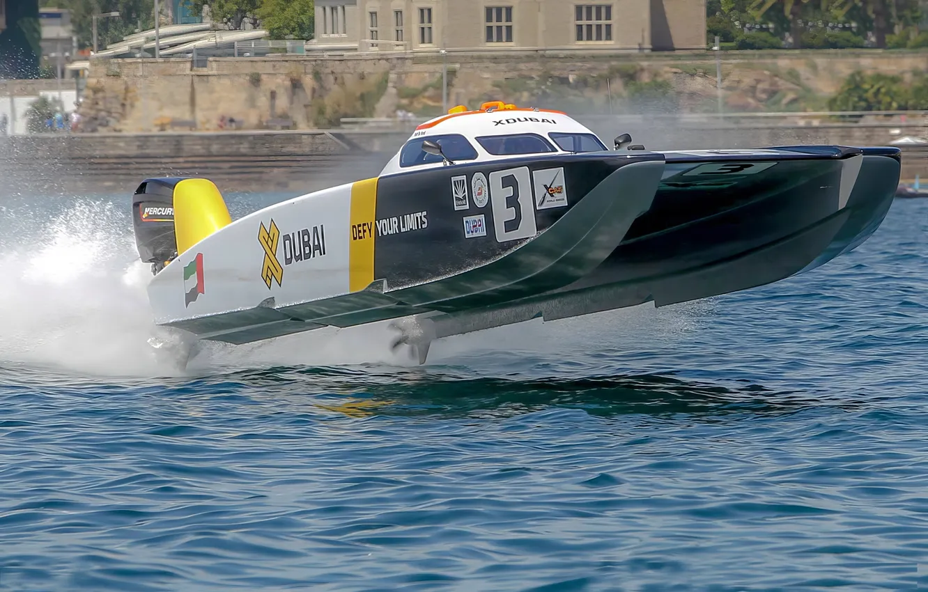 Photo wallpaper race, boat, speed