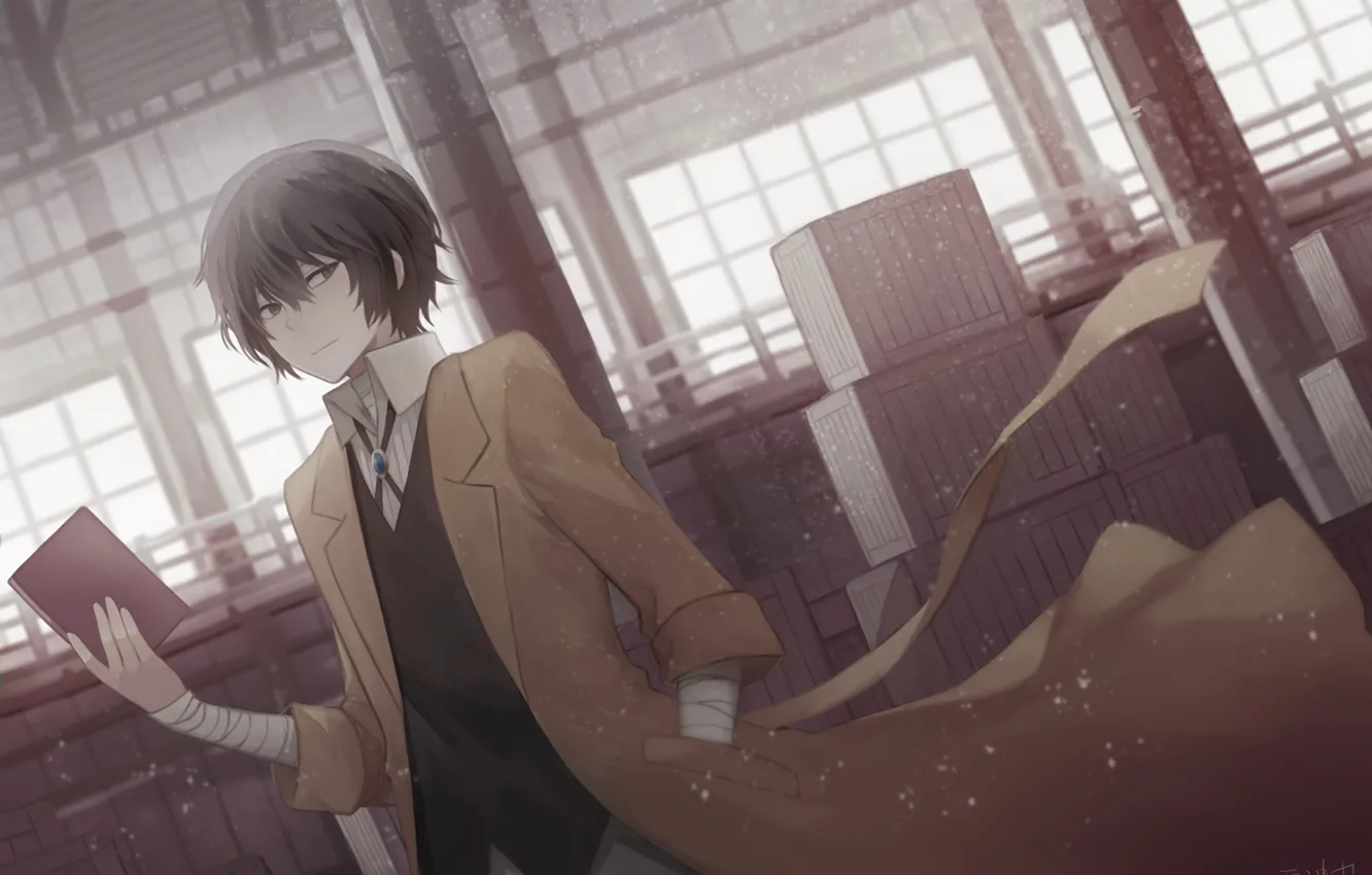 Photo wallpaper anime, art, class, guy, Bungou Stray Dogs