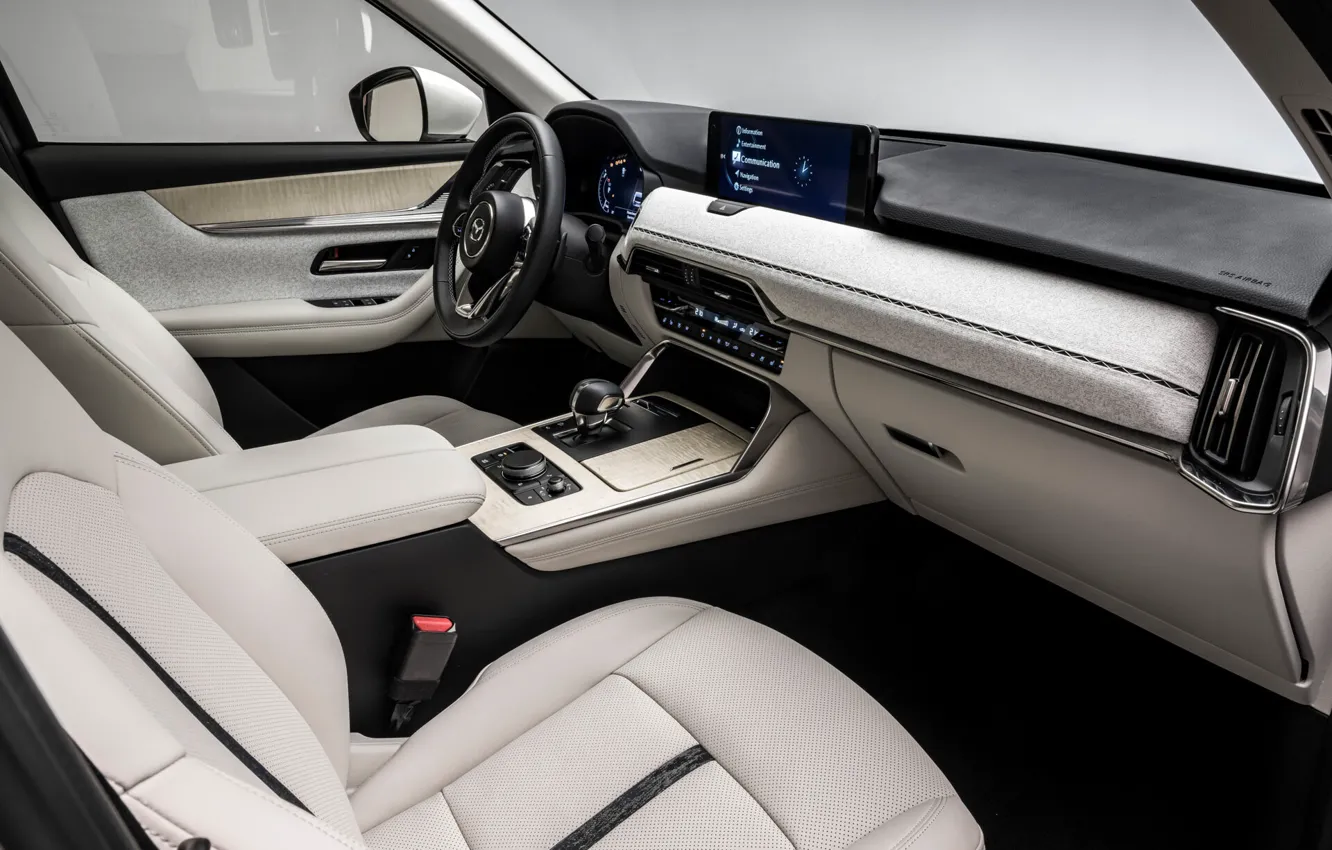 Photo wallpaper interior, crossover, The Interior Of The Car, Mazda CX-60