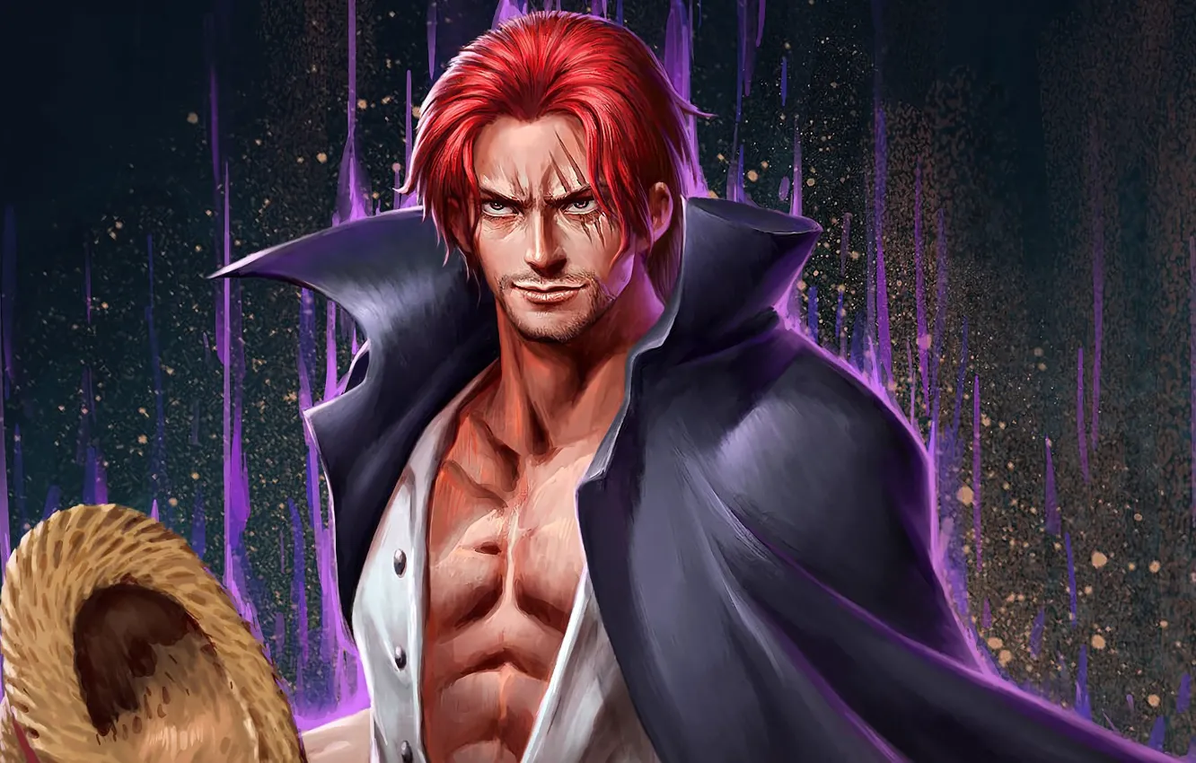 Photo wallpaper pirate, guy, One Piece, scar