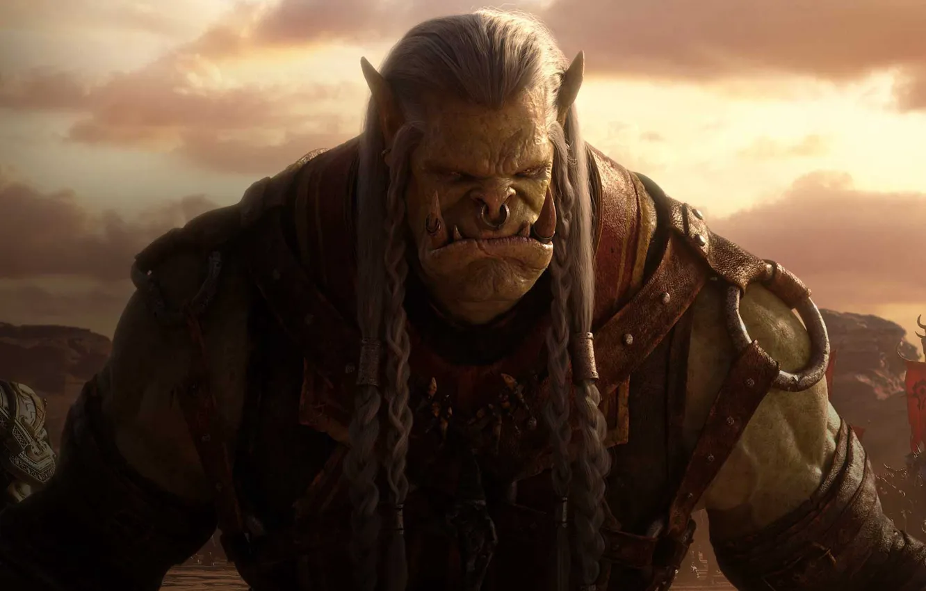 Photo wallpaper World of Warcraft, Orc, Blizzard Entertainment, The battle for Azeroth, Battle for Azeroth, Brews Saurfang, …
