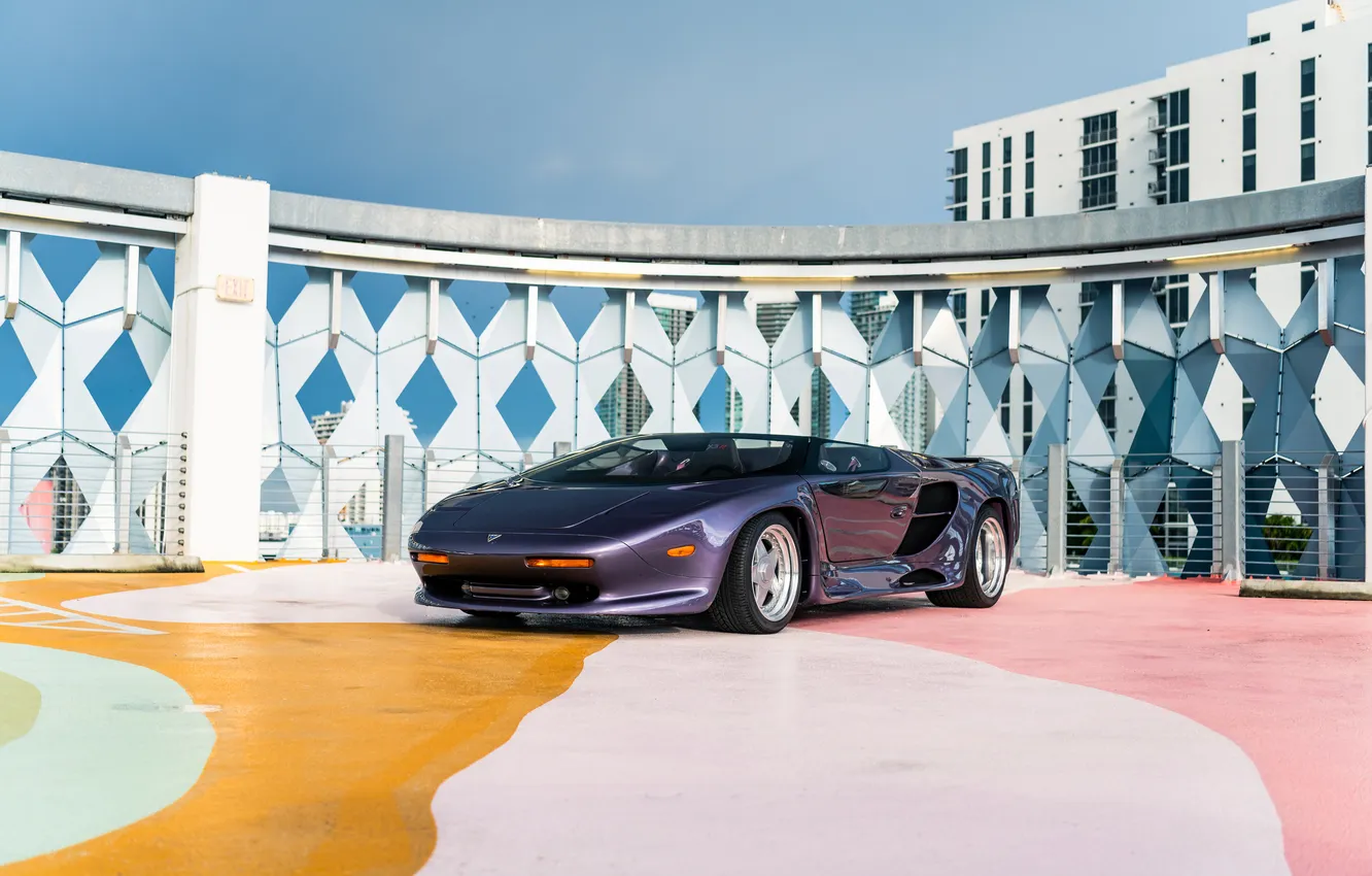 Photo wallpaper vector, Roadster, vector, supercar, 1993, Supercar, Vector Motors Corporation, WX3