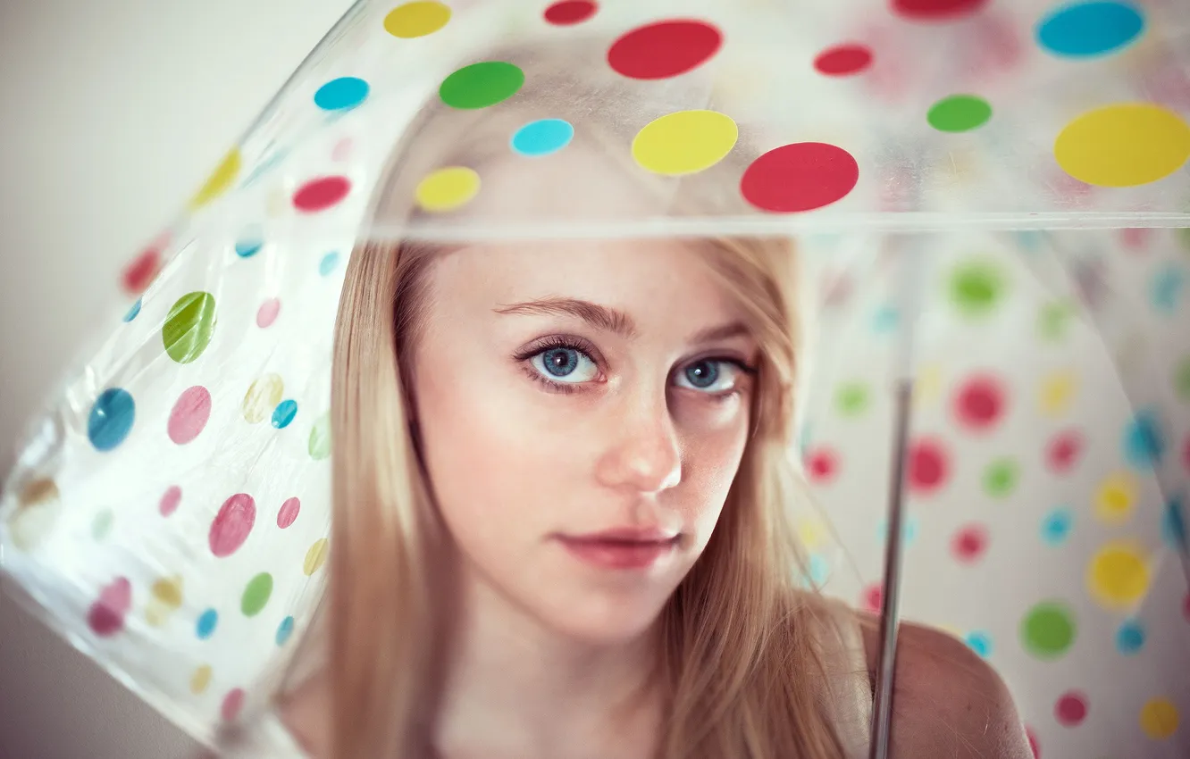 Photo wallpaper look, girl, portrait