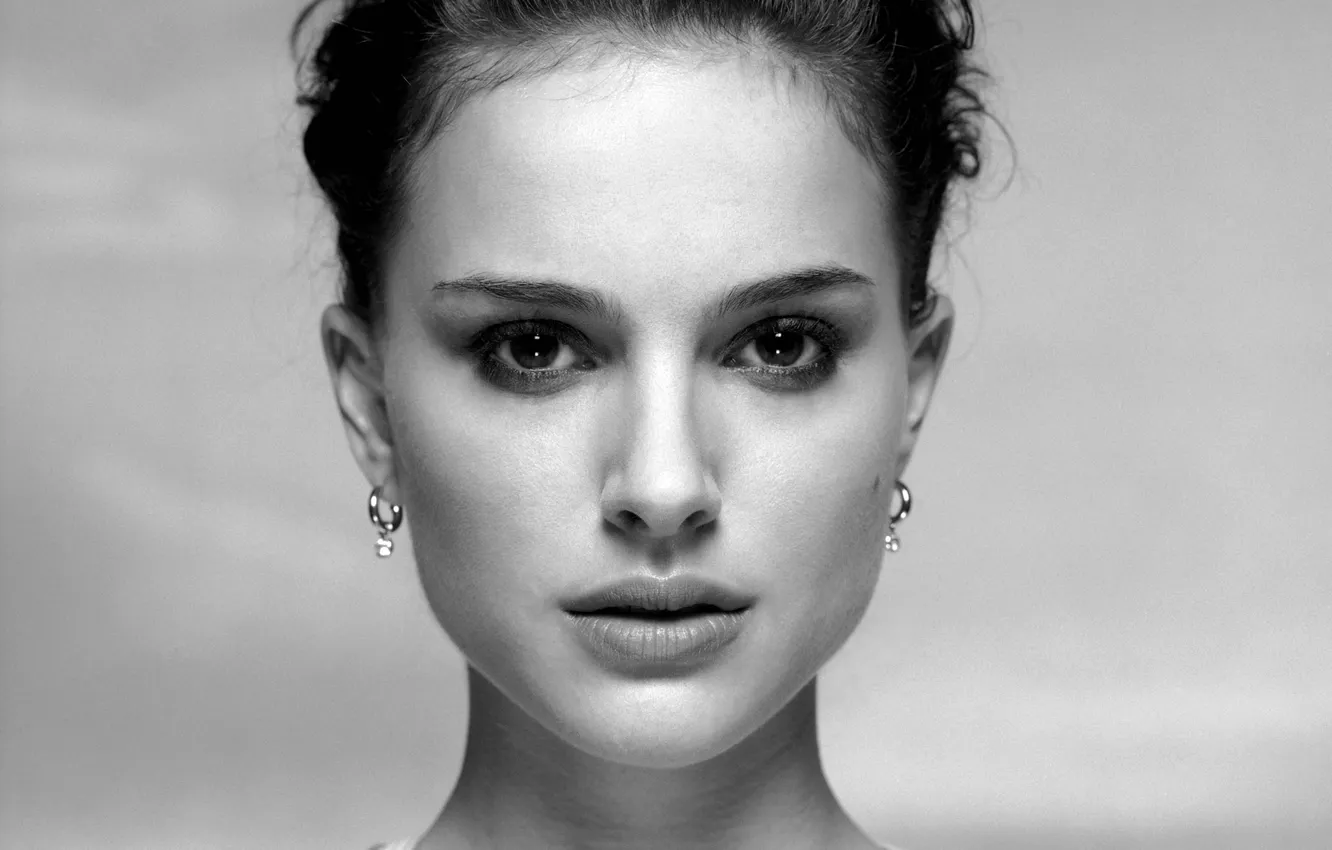 Photo wallpaper face, actress, Natalie Portman, Natalie Portman