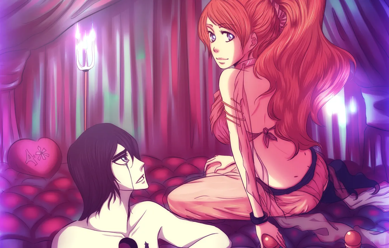 Photo wallpaper East, Bleach, Bleach, Orihime Inoue, Ulquiorra Schiffer