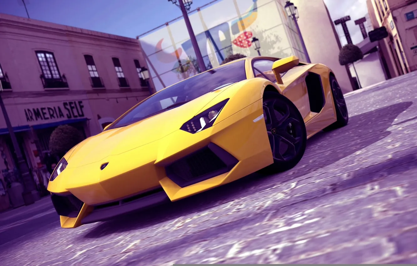 Photo wallpaper Lambo, GranTurismo, Aventador