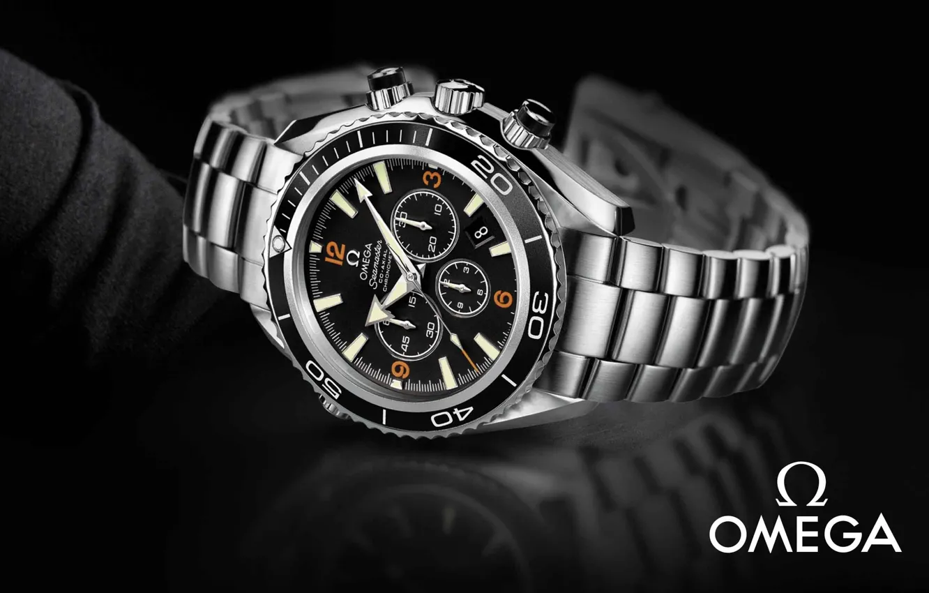 Photo wallpaper watch, omega, chronometer, seamaster co-axial