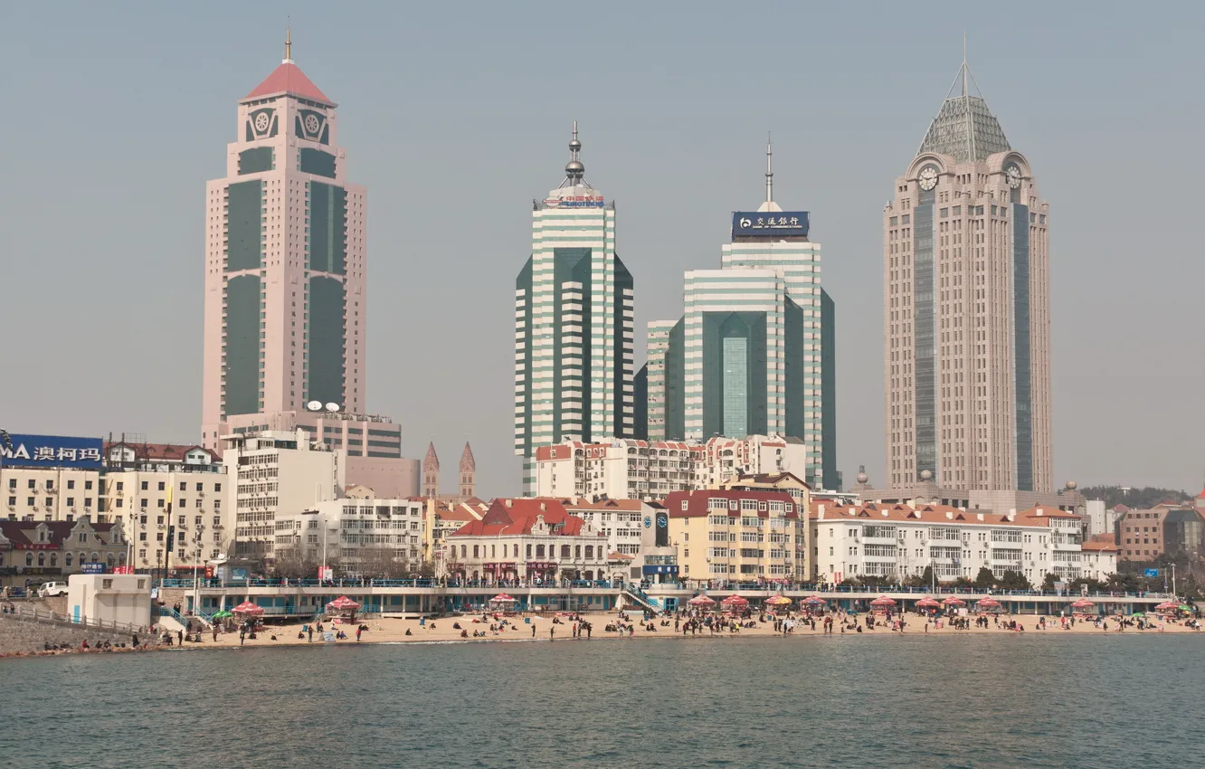 Photo wallpaper the city, China, Qingdao