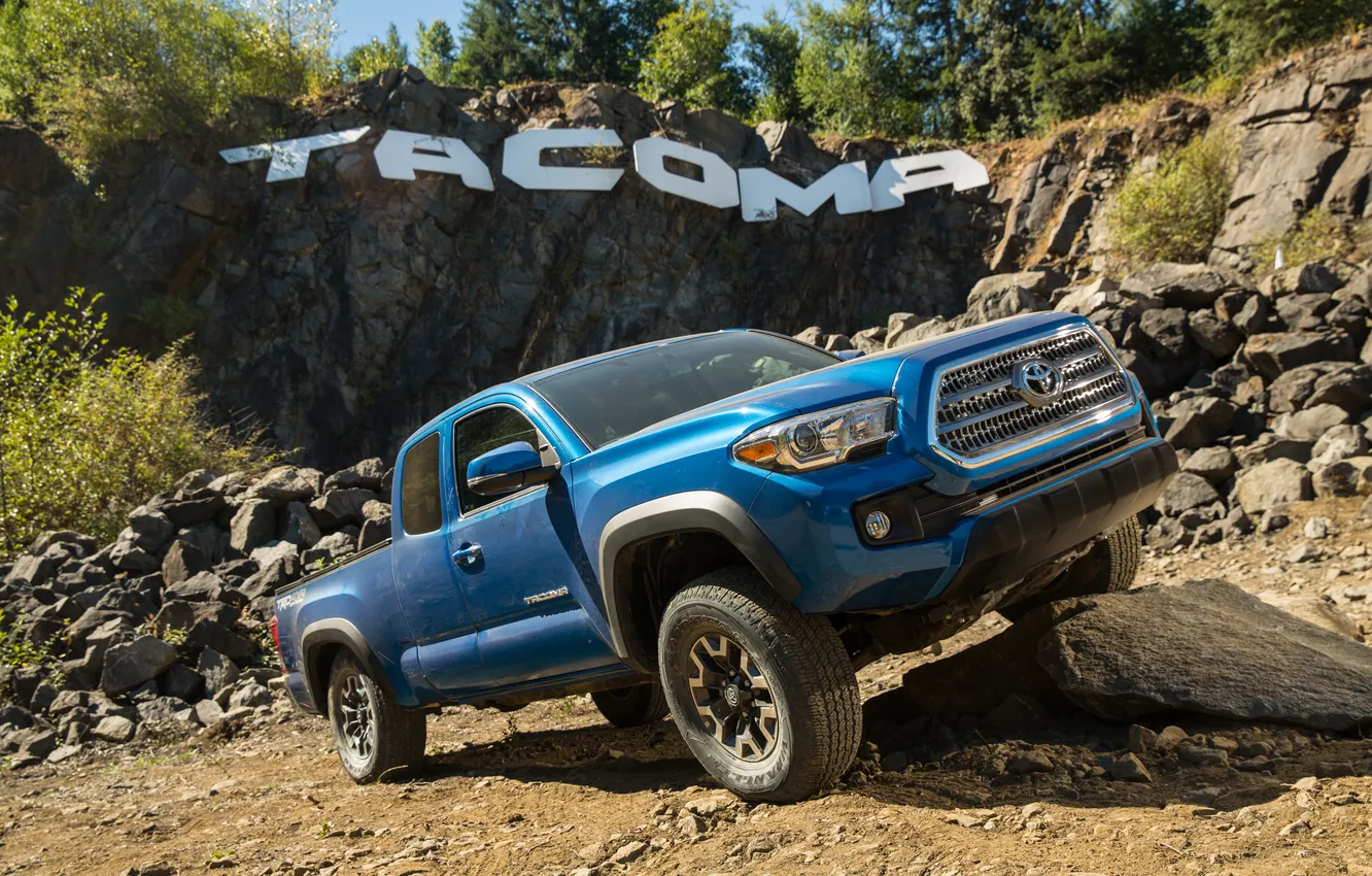 Photo wallpaper Toyota, Toyota, TRD, Tacoma, 2015, Tacoma, Off-Road