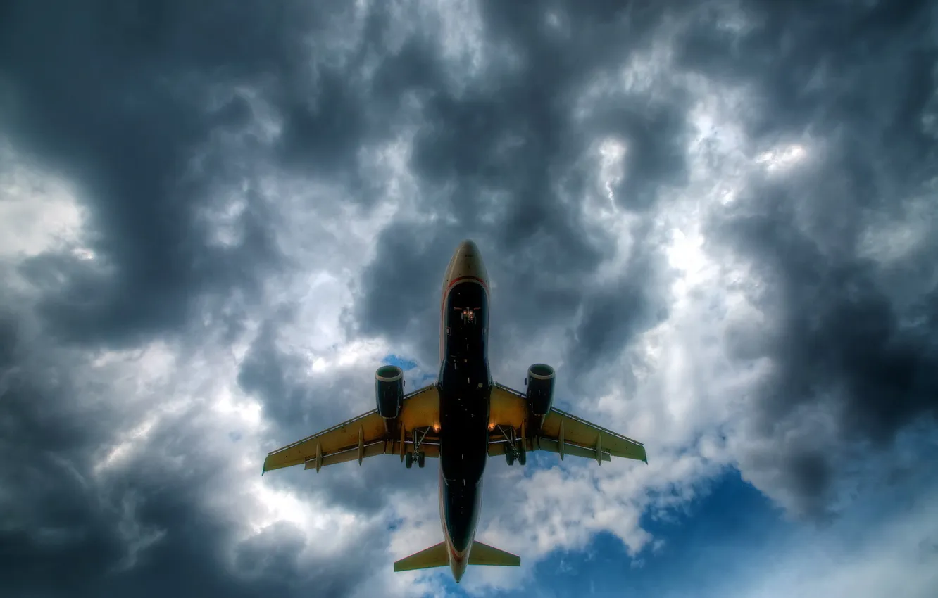 Photo wallpaper the sky, aviation, the plane