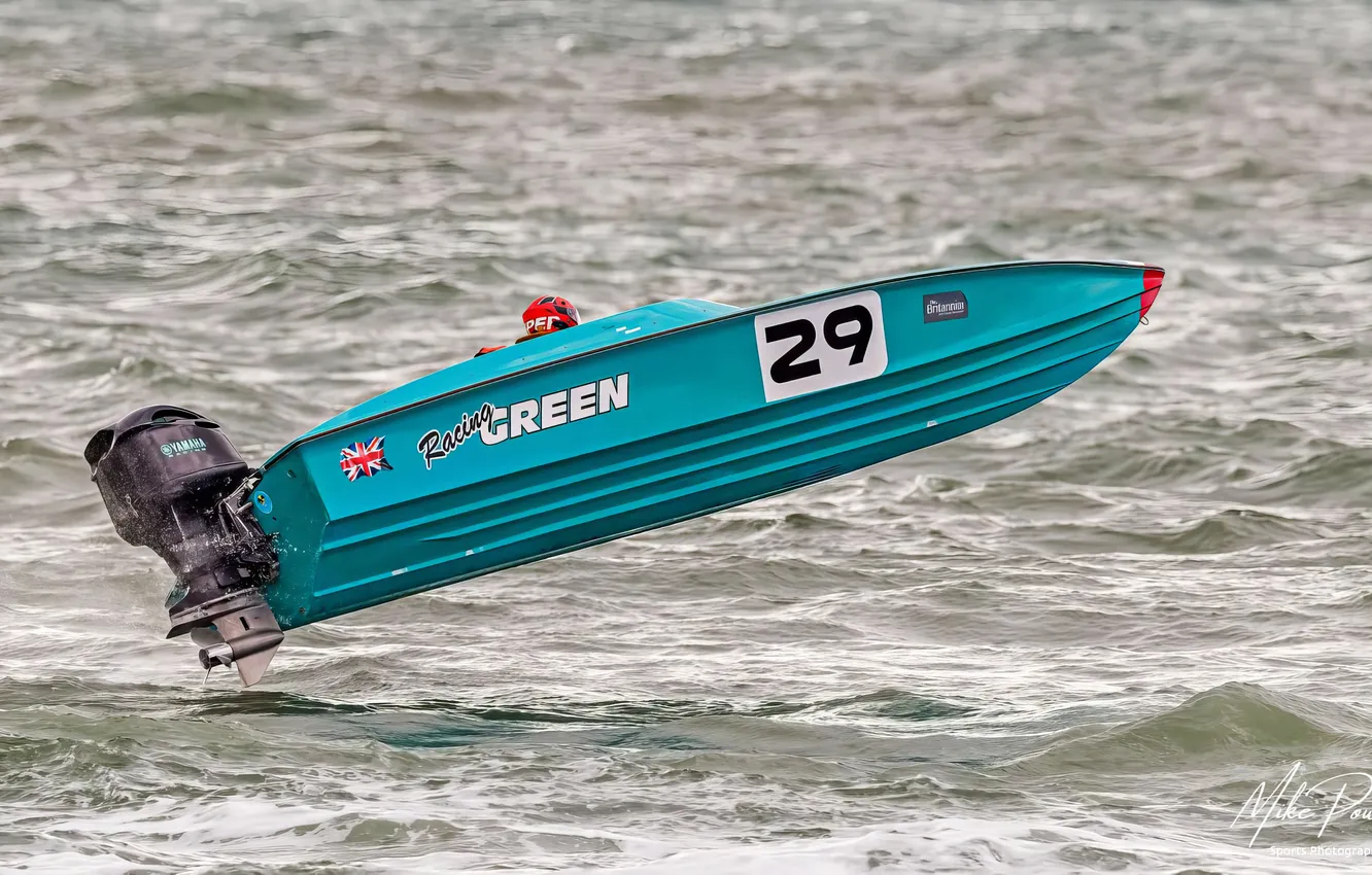 Photo wallpaper race, boat, speed