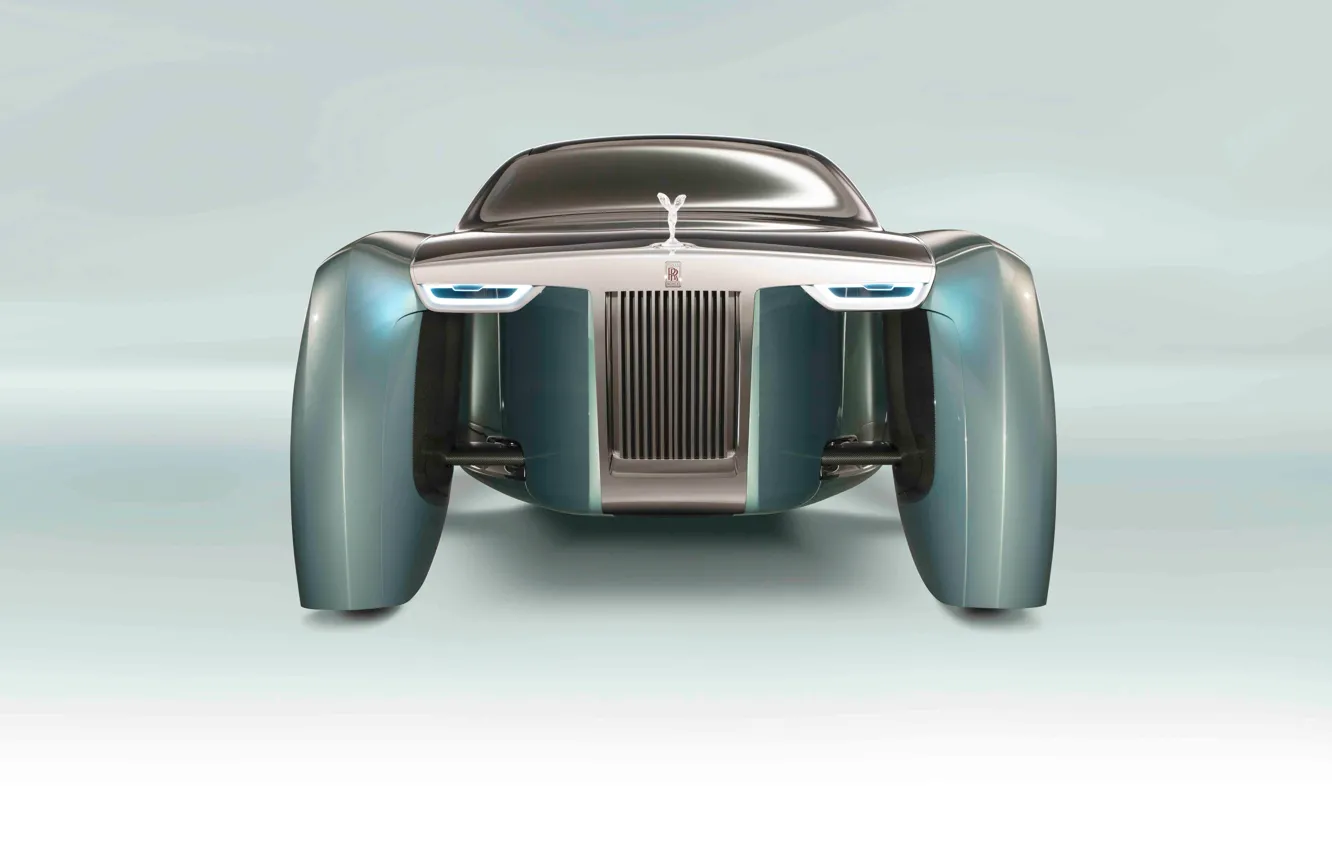 Photo wallpaper The concept, Rolls Royce, Front, Vision Next 100, Luxury car, Autonomous, Futuristic concept car, Luxury …