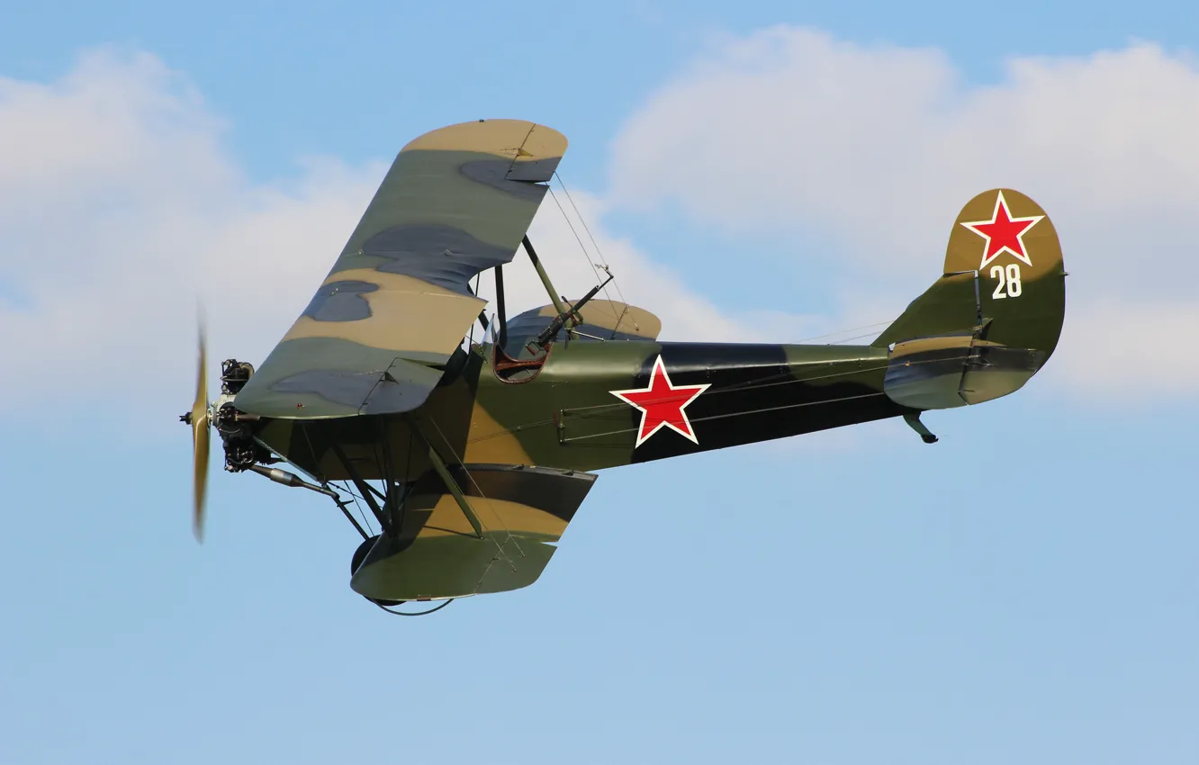 Photo wallpaper flight, multipurpose, biplane, Polikarpov, Po-2, U-2