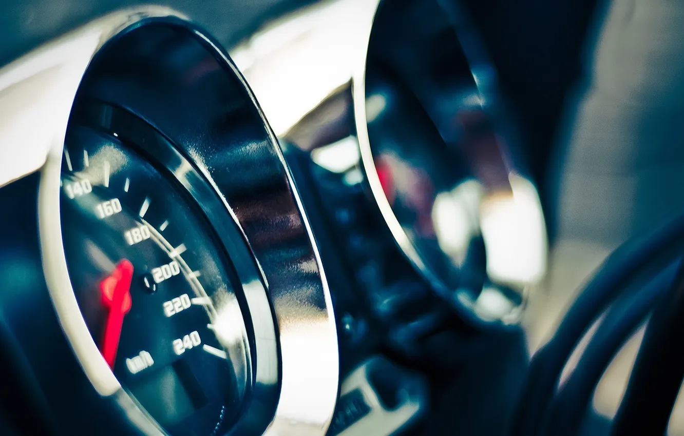 Photo wallpaper machine, speed, technique, speedometer, car, cars, auto, dashboard