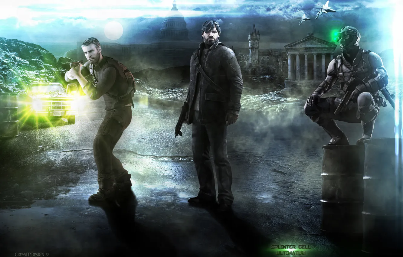 Photo wallpaper the city, Washington, agent, splinter cell, Sam Fisher