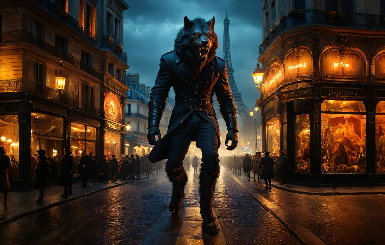 Photo wallpaper Paris, fantasy, Item