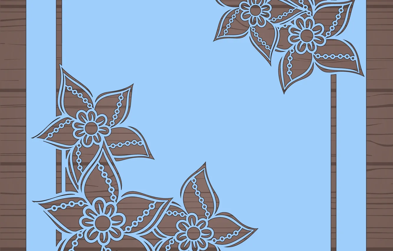 Photo wallpaper abstraction, background, blue, city