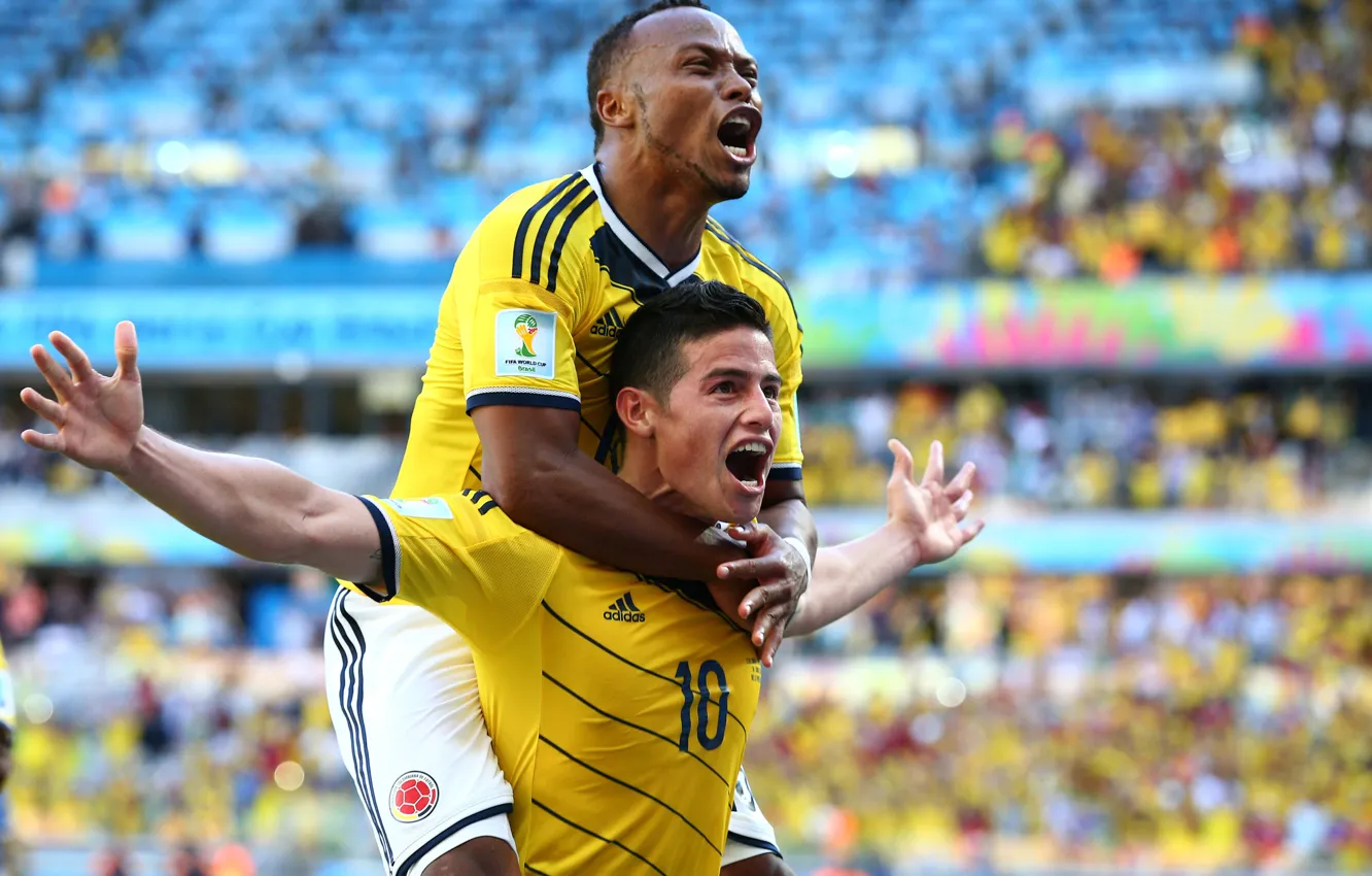 Photo wallpaper Sport, Football, Brazil, Football, Sport, Player, Brasil, Colombia