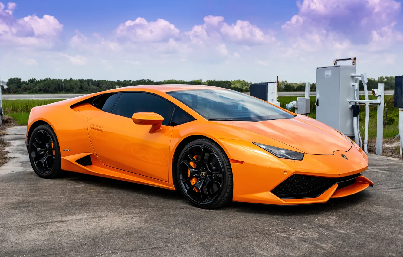 Photo wallpaper Lamborghini, Huracan, at NASA, Porter 34, Casey J