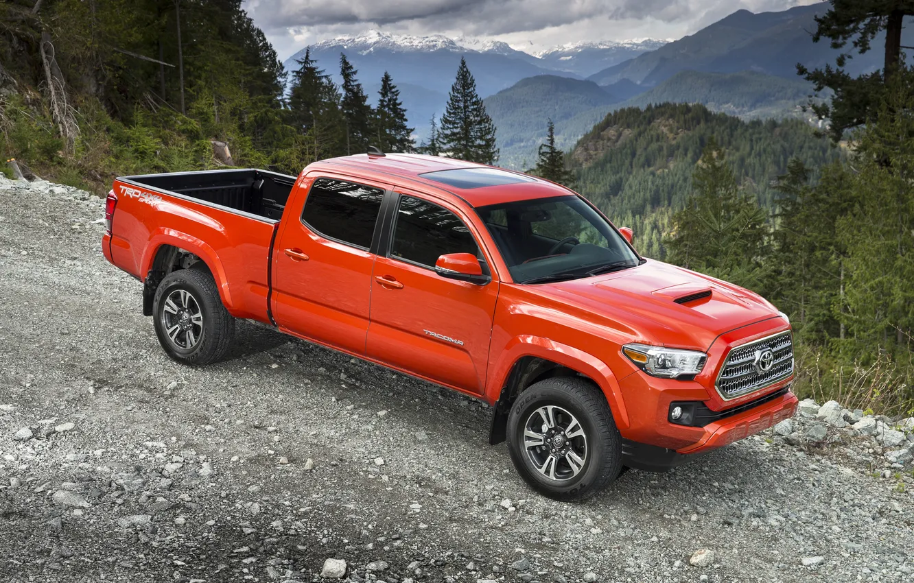 Photo wallpaper Toyota, Toyota, Sport, Double Cab, TRD, Tacoma, 2015, Tacoma