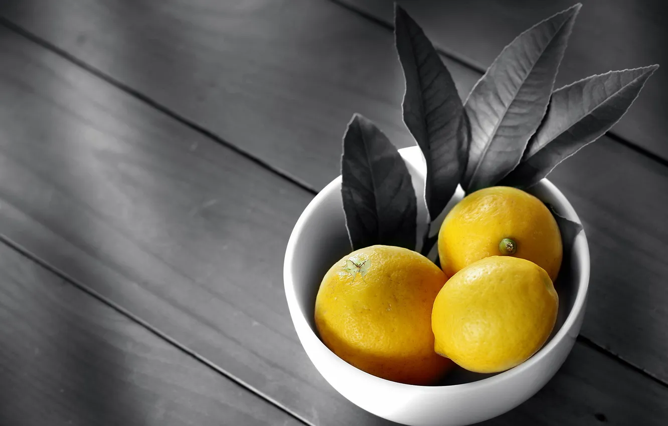 Photo wallpaper lemon, food, fruit