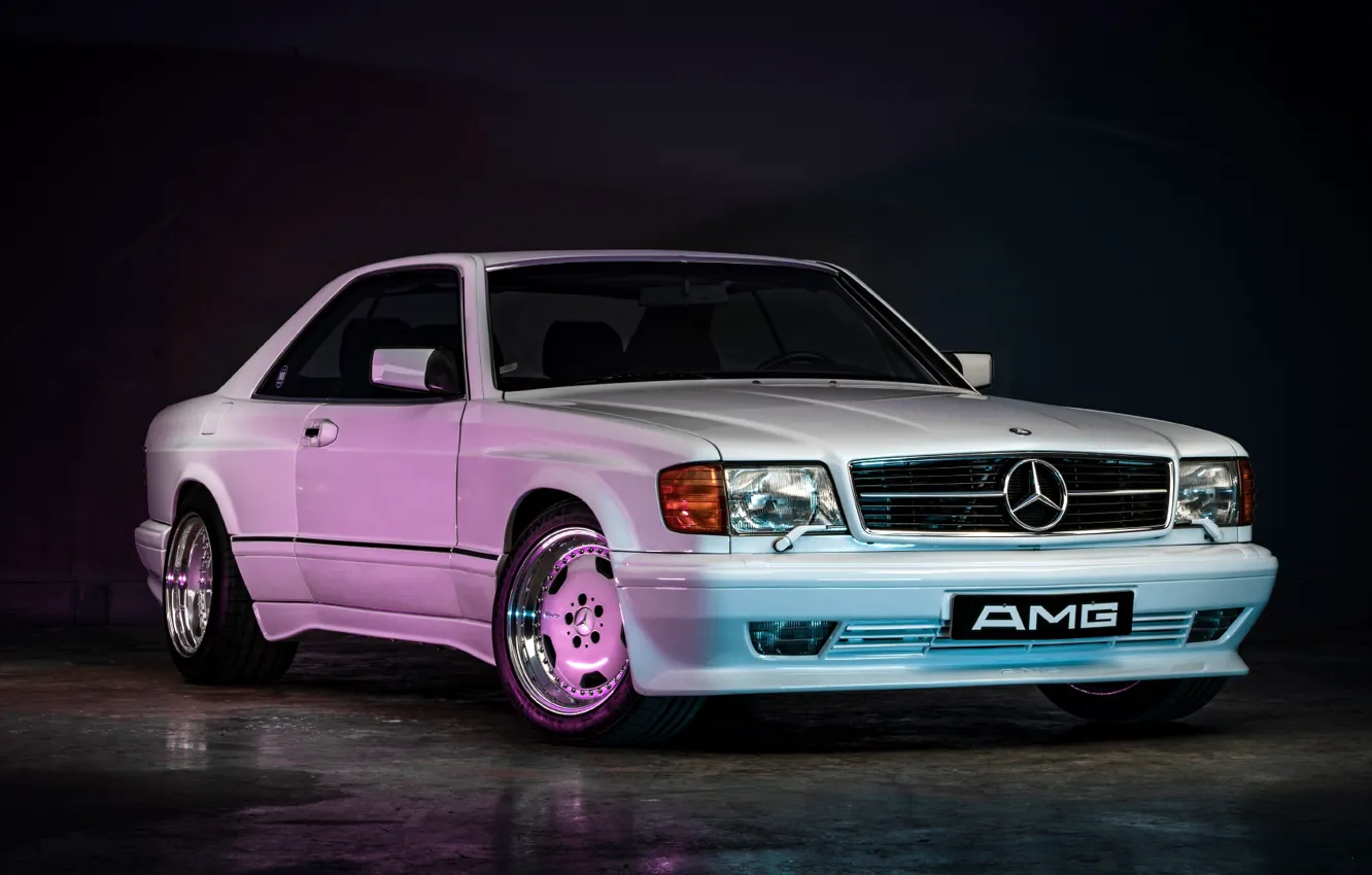 Photo wallpaper Mercedes-Benz, AMG, C126, WIDE-BODY, 560CEC