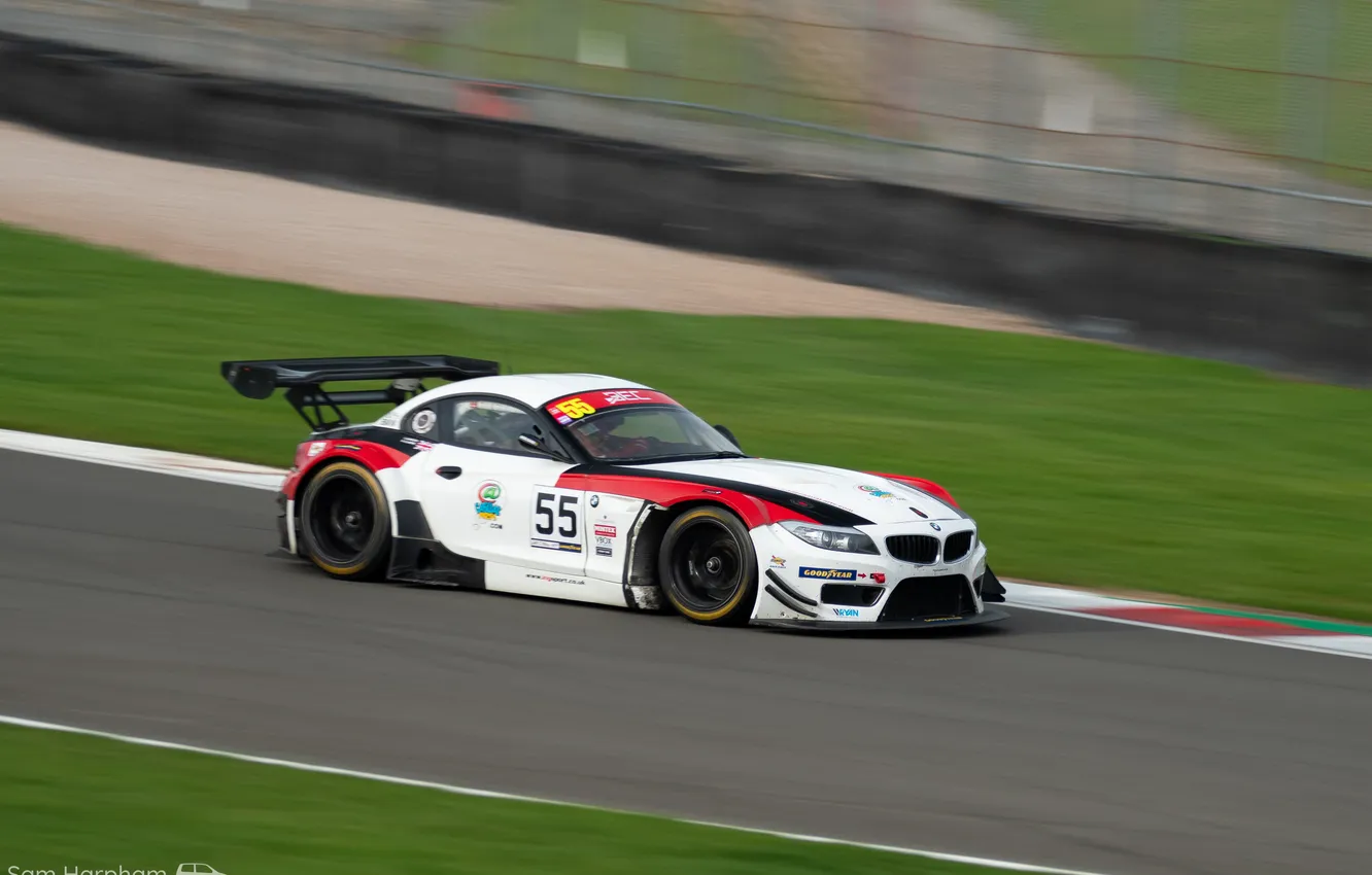 Photo wallpaper car, racing car, race track