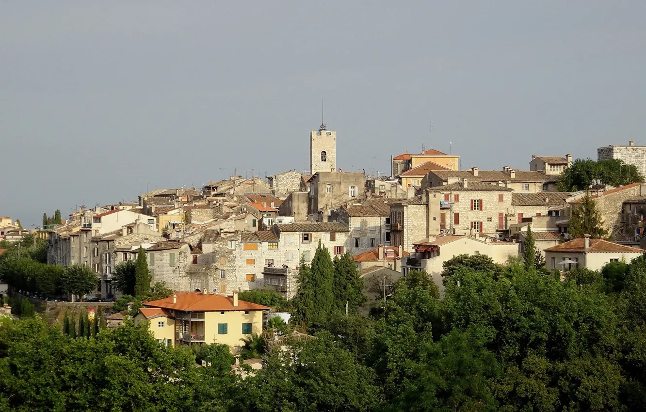 Photo wallpaper France, tower, home, Provence, Vance