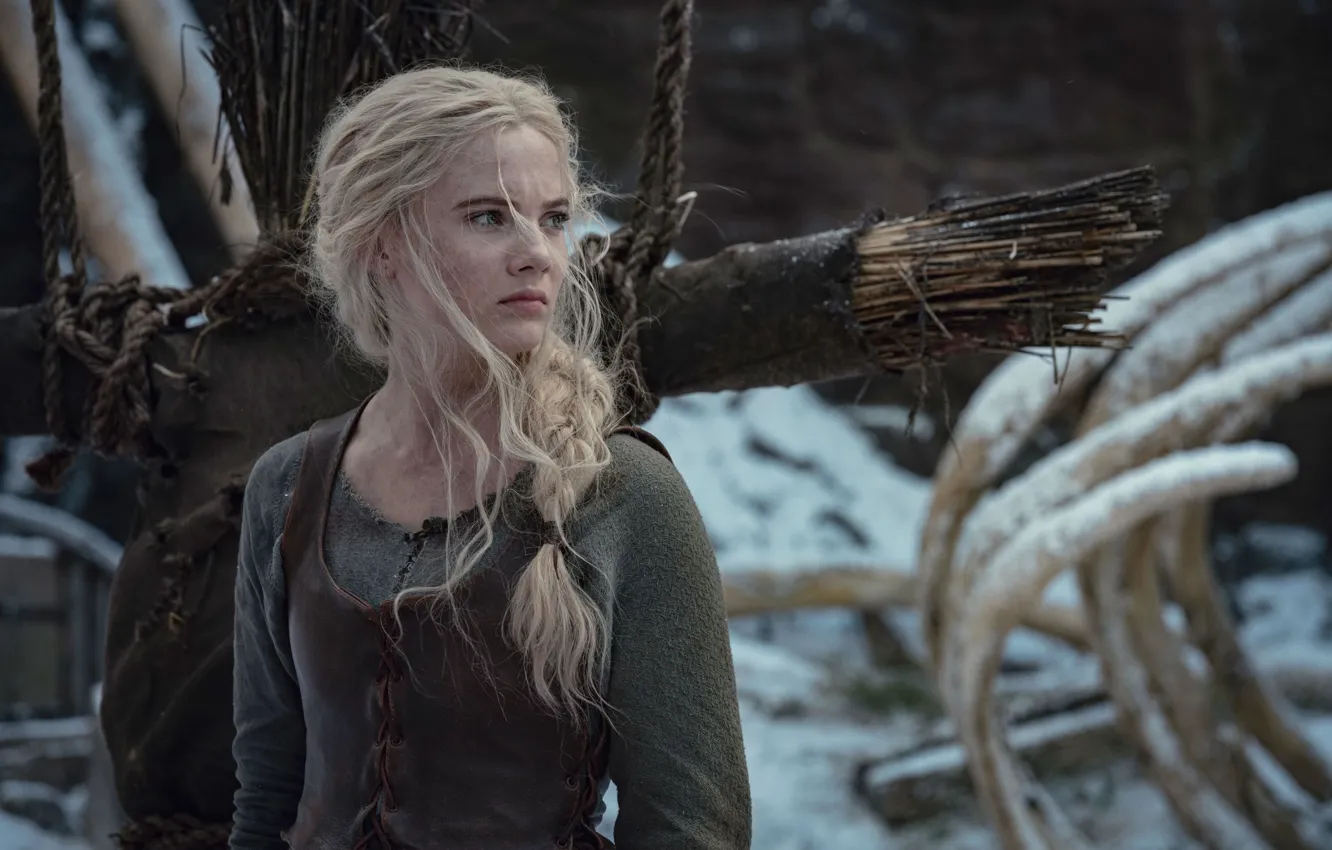 Photo wallpaper look, the series, The Witcher, The Witcher, CRIS, Freya Allan, Freya Allan