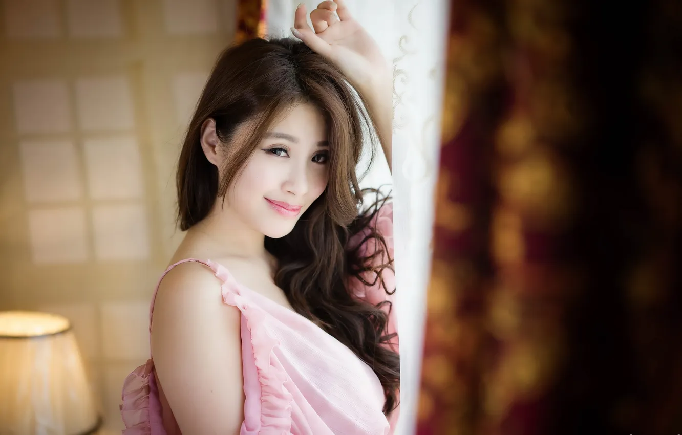 Photo wallpaper look, girl, portrait